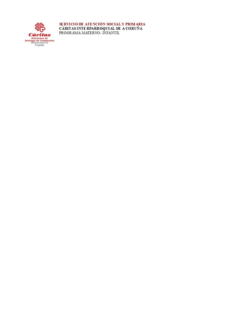 Brindis Solidario Protos - PROGRAMA MATERNO INFANTIL