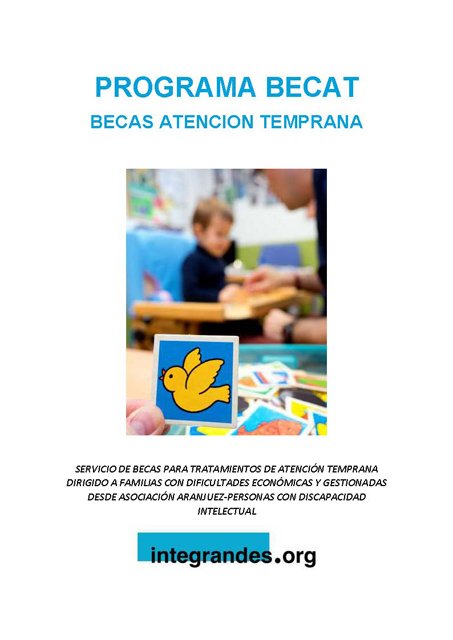 Brindis Solidario Protos - PROGRAMA DE BECAS CENTRO DE ATENCIÓN TEMPRANA PARA NIÑOS ENTRE 0-12 AÑOS (BECAT)