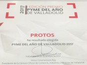 BODEGAS PROTOS RECIBE EL PREMIO PYME DEL AÑO 2017