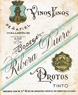 Etiqueta Protos 1927