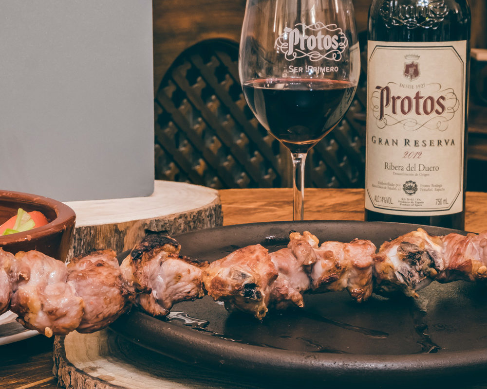 #Gastroprotos Protos Pairing Pincho de Lechazo