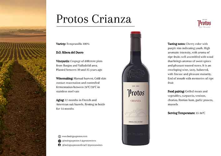 Ficha Protos Crianza EN
