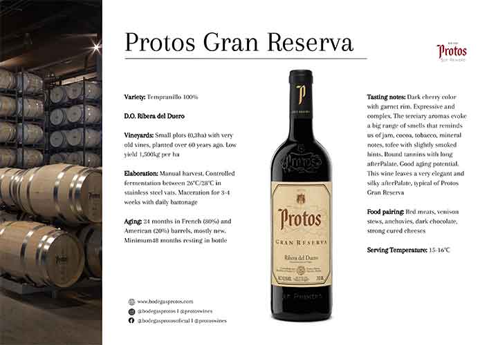 Ficha Protos Gran Reserva EN