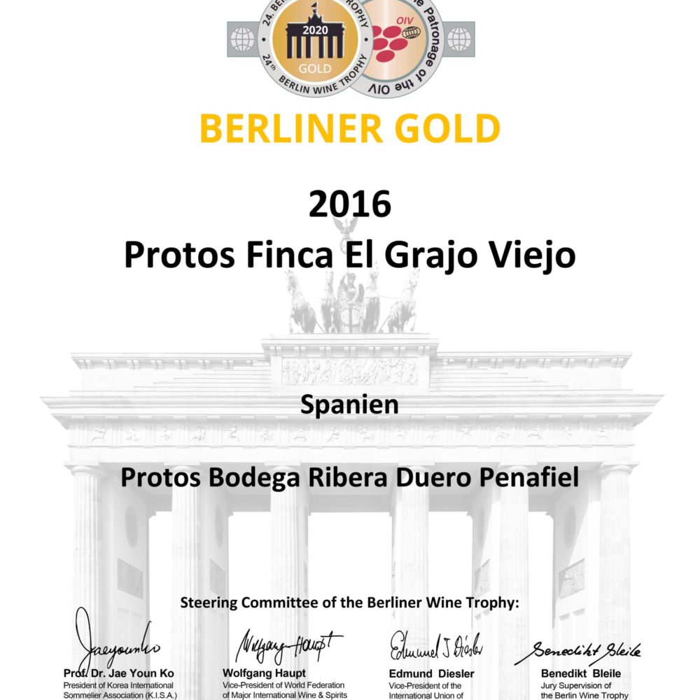 Medalla de Oro Berliner Wine Trophy