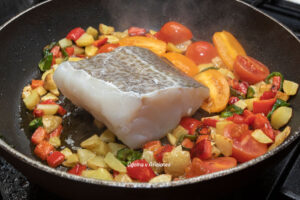 cocinar-el-bacalao-en-las-verduras