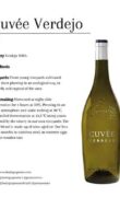 Ficha de cata Protos Verdejo Cuvé