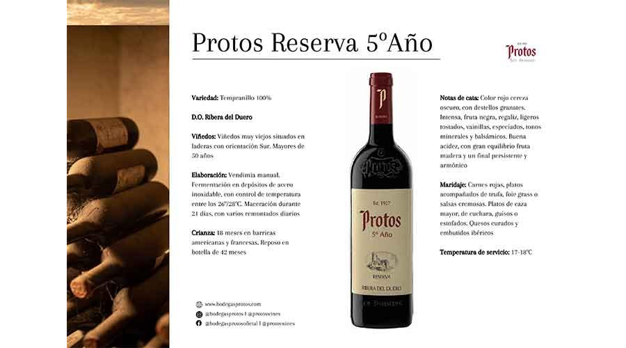 Ficha de cata Protos 5º Año