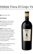 Ficha de cata Protos Finca El Grajo Viejo