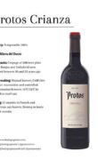 Tasting Card Protos Crianza