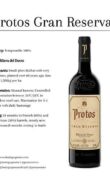 Tasting Card Protos Gran Reserva
