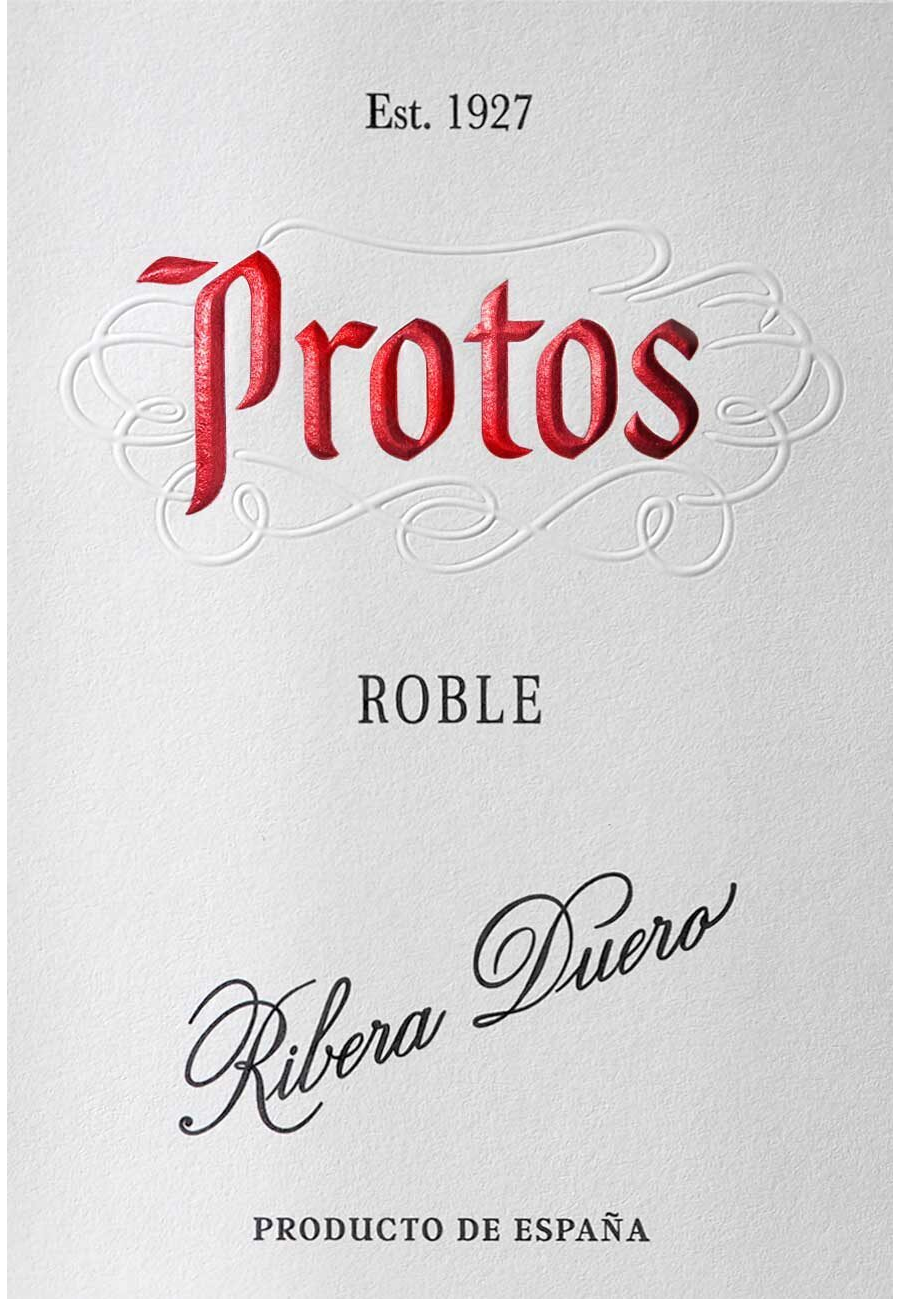 Etiqueta Protos Roble