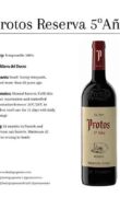 Tasting Card Protos 5º Año