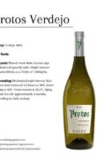 Tasting Card Protos Verdejo