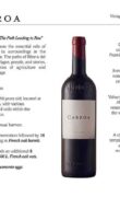 Tasting card Carroa