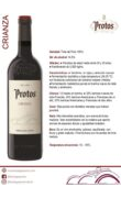 Ficha de cata Protos Crianza