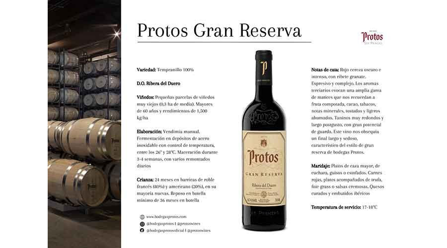 Ficha de cata Protos Gran Reserva