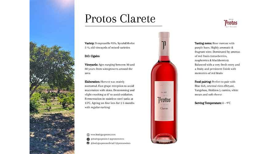 Tasting Card Protos Clarete