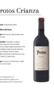 Ficha de cata Protos Crianza
