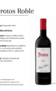 Tasting Card Protos Roble