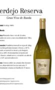 Ficha de cata Protos Verdejo Reserva