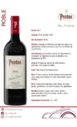 Ficha de cata Protos Roble